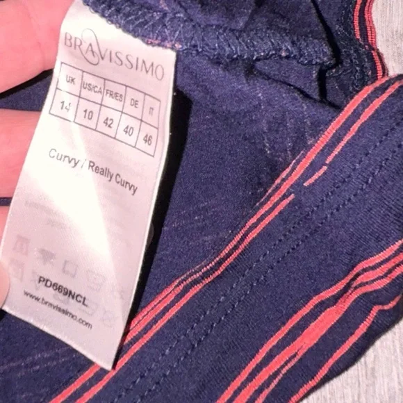 Striped Sleeveless Curvy Dress - Picture 8 of 11